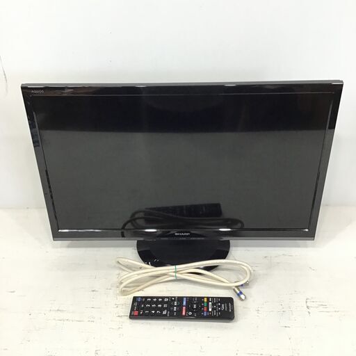 22R303 ジ5 SHARP 液晶カラーテレビ AQUOS LC-24P5 24V型 2017年製 リモコン付き 中古品