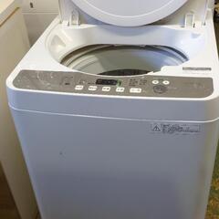 SHARP 洗濯機 2017年製造  ES-GE4B  頑張ろう静岡県