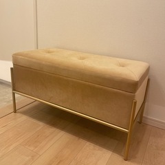 KARE(カレ) ベンチ 収納ベンチ スツール　オットマン ベージュ
