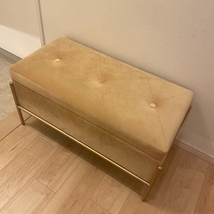 KARE(カレ) ベンチ 収納ベンチ スツール　オットマン ベージュ