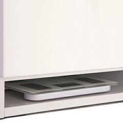 未使用エナメル60cm幅ランドリーチェスト サニタリーラック フリーラック