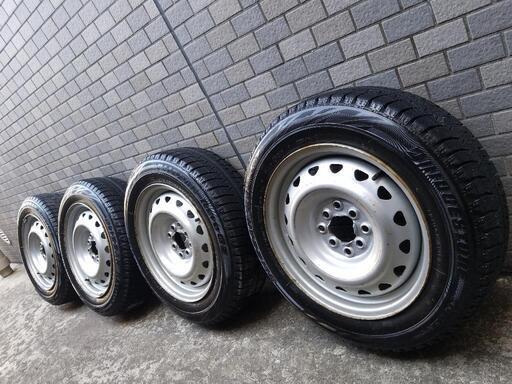 送料込み】中古スタッドレスタイヤホイールセット4本 175/65/15 ごつい