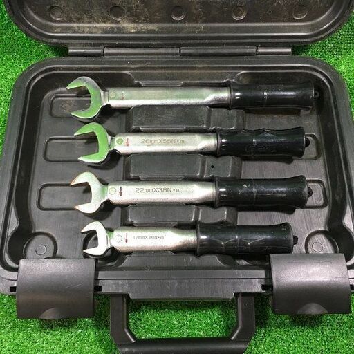 BBK トルクレンチ 4本セット 17㎜22㎜26㎜29㎜【市川行徳店】【店頭取引限定】【中古】管理番号：ITANBYBSYN2C BBK トルクレンチ 4本セット 17㎜22㎜26㎜29㎜【市川行徳店】【店頭