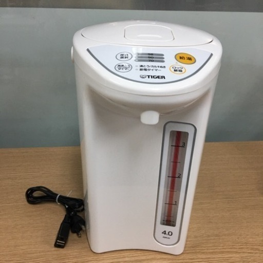 取引場所　南観音　K 2209-858   タイガー　PDR-G401   タイガーマイコン電気ポット　2020年製