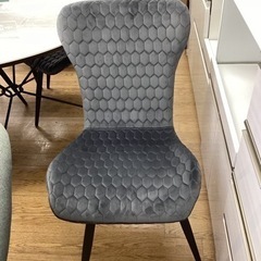 KI-116【新入荷　アウトレット】ラウンドテーブル5点セット　グレー　セラミック