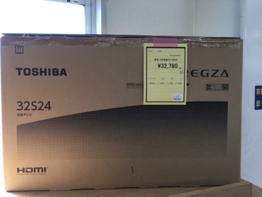 TOSHIBA 32インチ液晶テレビ 32S24
