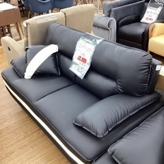 KI-119【新入荷　アウトレット】2シーターソファ　白×黒 KI-119【新入荷 アウトレット】2シーターソファ 白×黒
