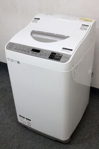 SHARP/シャープ 全自動洗濯乾燥機 洗濯5.5㎏/乾燥3.5㎏ ステンレス穴なし槽 ES-TX5D  シルバー系 2020年製   中古家電 店頭引取歓迎 R6565)