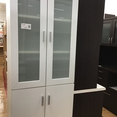 【トレファク神戸新長田】ホワイトのスリムな食器棚入荷しました！【取りに来れる方限定】