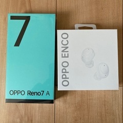《新品、未開封》OPPO Reno7A OPPO Enco Bu...
