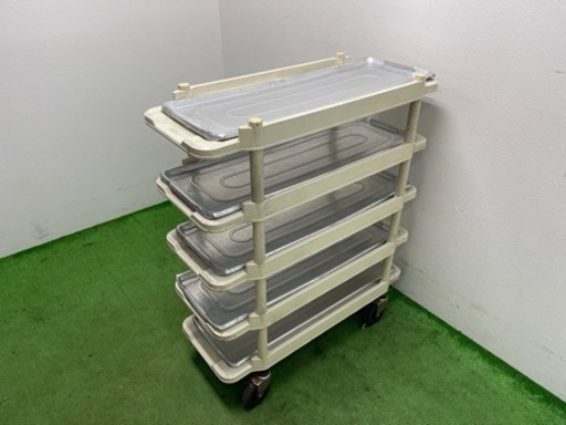 KAWAJUN/河淳　業務用　バントレイカート　キャスター付き　W３４０ｘＤ８２０ｘＨ９３０ｍｍ KAWAJUN/河淳 業務用 バントレイカート キャスター付き