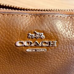 COACH：長財布/キャメル　やや傷あり