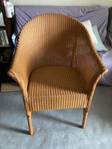 【決まりました】籐製　椅子2脚セット