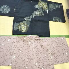 羽織3セット 正絹 漆描き 羽織3セット 正絹 漆描き