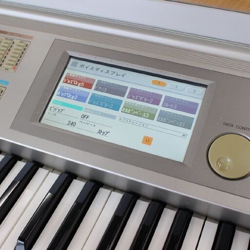 【神奈川pay可】T396) ヤマハ エレクトーン Electone 2009年製 ELS-01U ステージア 6.5型モニター 上下49/ペダル20鍵 チェア付 YAMAHA 直取/自社配送限定