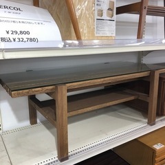 【UNICO/ウニコ】ガラス天板ローテーブル売ります！