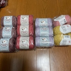 【決まりました】毛糸　色々　3玉セット200円