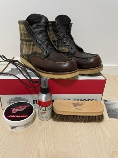 REDWING レッドウィング USA製 ランバージャック ブーツ ポストマン ベックマン モックトゥ 9003 正規店購入品 オイル ブラシ 付き 27cm