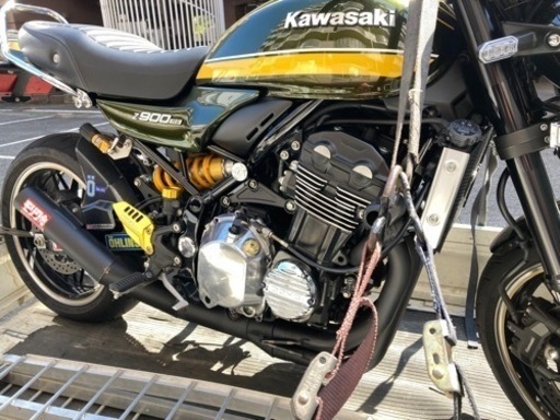 z900rs クラッチカバー　カスタム塗装