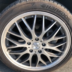 タイヤホイルを譲る。