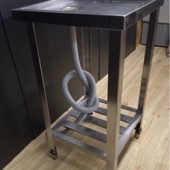 業務用 作業台 調理台 排水付き シンク 幅450×奥450×高さ810(mm) 厨房機材 店舗用品 キッチン 加工場 流し台