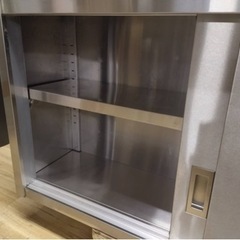 業務用 壁付け 天吊 キャビネット 収納庫 吊戸棚 吊り棚 置き棚 厨房