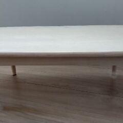 白 ローテーブル 猫脚