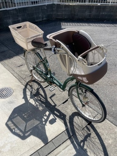 値下げ　ママチャリ、子供乗せられます。