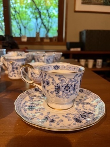 ナルミ　ミラノシリーズ　セット NARUMI ナルミ ミラノ ティーカップ&ソーサーペアセット 9682-7165