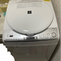 SHARP 洗濯機 乾燥機能付き 8.0kg