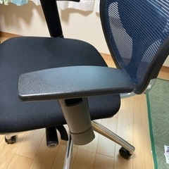 バルバーニ ハイバックオフィスチェア ブルー&ブラック DD-C777