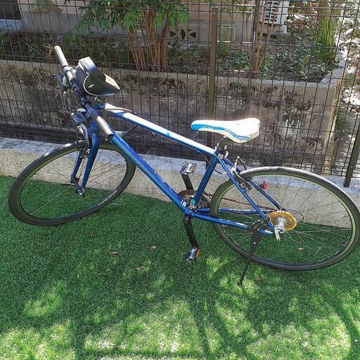 ANTRES 　自転車スマホナビケース　クロスバイク　広島　自転車　ANTRES(アンタレス)ブルー　スマホナビケース付き