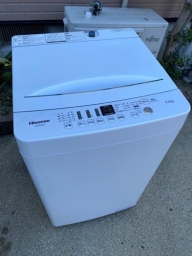 お薦め品‼️分解洗浄済み‼️ハイセンス洗濯機5.5kg② 2020年