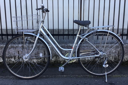 美品・整備済＞シティサイクル・27インチ自転車・外装6段変速 一文字