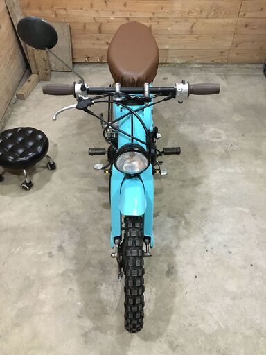 カブ カスタム 50cc 3速 - ビアンキカラー ＠福岡