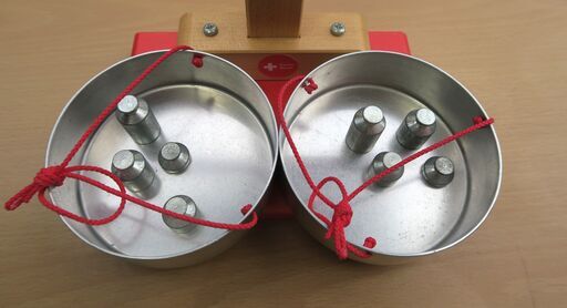 アルビスブラン 木製 天秤 重りセット付き 6個(予定数)入荷予定