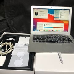 「MacBook Air 13インチ Mid 2013 MD761J/A (Core-i5/4GB/256GB)」 Core i5搭載 /メモリー4GB / SSD-256GB / MacOS(Big Sur)とOffice2019 / Bootcamp側はWin10とOffice2010 / Webカメラ / Bluetooth / USB3.0 / 無線LAN /箱入り中古美品③