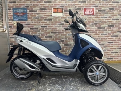 宅配 ピアッジオ 【超極上車検付新古美車♪側車付軽二輪登録!正真正銘普通免許仕様♪機関好調】 MP3 トライク 検)フォコ 動画有 300 yourban その他