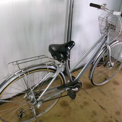 C260　限定特価　整備済み★ブリヂストン　アルベルトロイヤル　シルバー★ 中古自転車 【27インチ 】