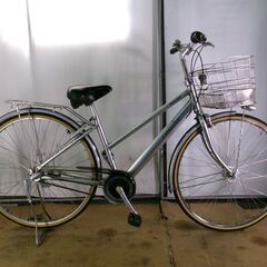 C262　限定特価　整備済み★ブリヂストン　アルベルト　シルバー★ 中古自転車 【27インチ 】