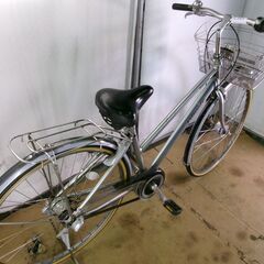 C262　限定特価　整備済み★ブリヂストン　アルベルト　シルバー★ 中古自転車 【27インチ 】