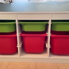 IKEA トロファスト　おもちゃ収納(ケース付)