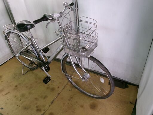 ＜整備・美品＞あさひMAGNIFAS・日本製・シティサイクル 27インチ自転車・後輪新品・ブラック 内装3段変速 LEDオートライト鍵付き・洗車済み 整備・美品＞あさひMAGNIFAS・日本製・シティサイクル 27インチ自転車