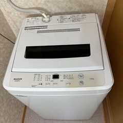 【1年も使用していません】洗濯機　maxzen JW50WP01...