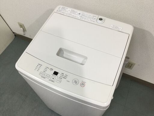 (10/9受渡済)JT5287【MUJI/無印 5.0㎏洗濯機】高年式 2021年製 MJ-W50A 家電 洗濯 全自動洗濯機 簡易乾燥機能付