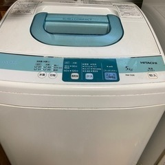 無料【中古】2013年12月発売 日立 全自動洗濯機 5kg（N...