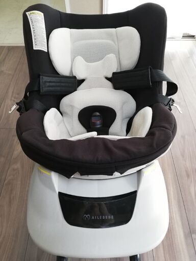 日本製 チャイルドシート【エールベベ 360°ターン】 PAPATTO