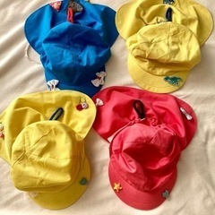 幼稚園カラー帽子