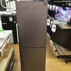 #J-15【ご来店頂ける方限定】SHARPの2ドア冷凍冷蔵庫です