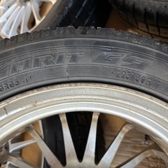 ［再出品］［中古］4本セット　スタッドレスタイヤ&アルミホイール